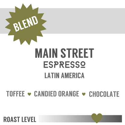 Main Street Espresso for wholesale