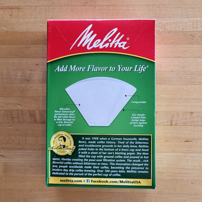 Melitta #4 White Coffee Filters
